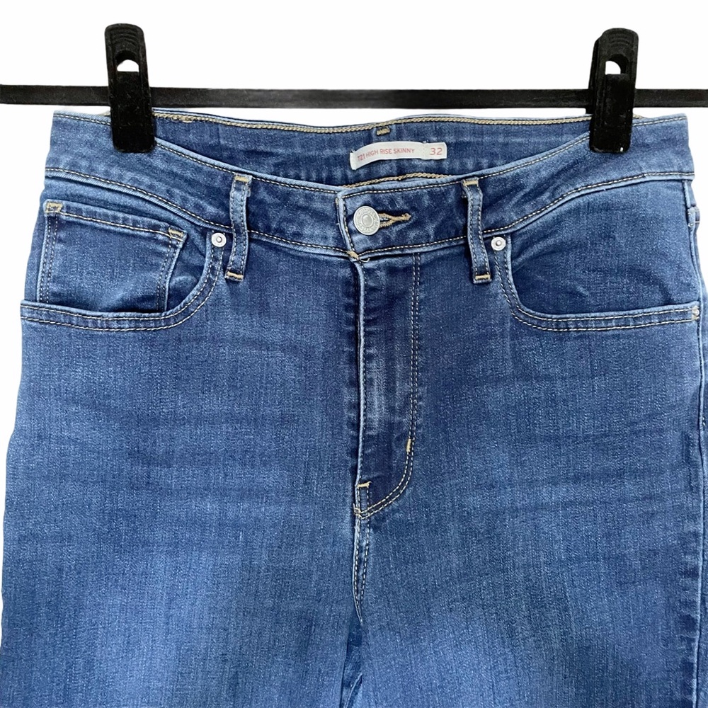 🔥 HOST PICK 🔥 Levi’s 721 High Rise Skinny Denim Jeans Size 32 - Picture 3 of 7